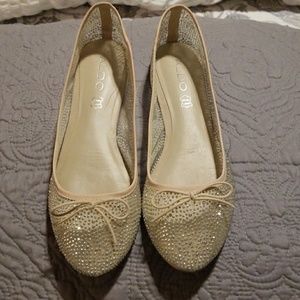 ALDO sparkle flats!